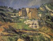 Paul Cezanne Maisons a L-Estaque painting